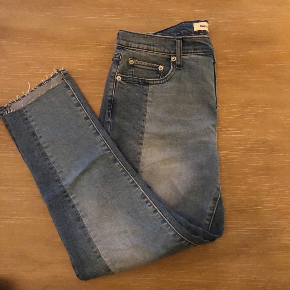 Gap 1969 Best Girlfriend Two Tone Jeans Size 30
